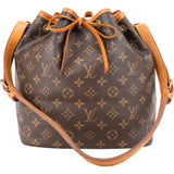 Louis Vuitton Canvas Monogram Sac Noe Petit Shoulder Bag