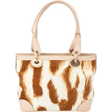 Christian Dior Animal Print Saint Tropez Handbag