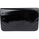 Chanel Patent Leather 24K Gold Single Flap Shoulder Bag