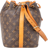 Louis Vuitton Canvas Monogram Sac Noe Petit Shoulder Bag