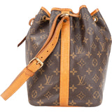 Louis Vuitton Canvas Monogram Sac Noe Petit Shoulder Bag