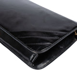 Chanel Patent Leather 24K Gold Single Flap Shoulder Bag