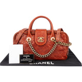 Chanel Quilted Caviar Leather CC Handbag