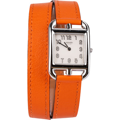Hermès Silver Tone Cape Cod CC1.210 Women Watch - vintageandkickz