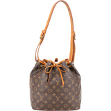 Louis Vuitton Canvas Monogram Sac Noe Petit Shoulder Bag