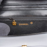 Chanel Patent Leather 24K Gold Single Flap Shoulder Bag