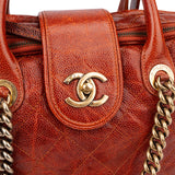 Chanel Quilted Caviar Leather CC Handbag