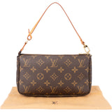 Louis Vuitton Canvas Monogram Pochette Accessoire Handbag