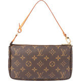 Louis Vuitton Canvas Monogram Pochette Accessoire Handbag