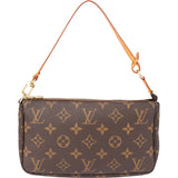 Louis Vuitton Canvas Monogram Pochette Accessoire Handbag