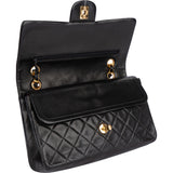 Chanel Quilted Lambskin 24K Gold Medium Double Flap Crossbody Bag