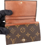 Louis Vuitton Canvas Monogram Tresor Wallet
