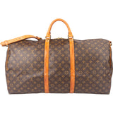 Louis Vuitton Canvas Monogram Keepall 60 Bandouliere