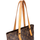Louis Vuitton Canvas Monogram Cabas Mezzo Shoulder Bag