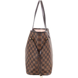 Louis Vuitton Damier Ebene Monogram Neverfull MM Shopper Handbag