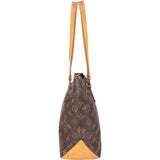 Louis Vuitton Canvas Monogram Cabas Mezzo Shoulder Bag