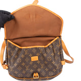 Louis Vuitton Canvas Monogram Saumur 30 Crossbody Bag