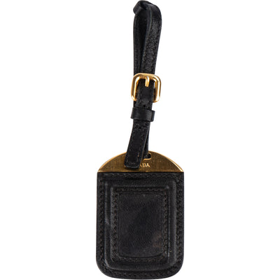 Prada Black Leather Bags Pendant - vintageandkickz