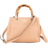 Gucci Leather Mini Bamboo Handbag