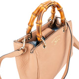 Gucci Leather Mini Bamboo Handbag