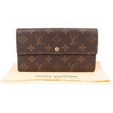 Louis Vuitton Canvas Monogram Sarah Wallet