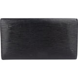 Louis Vuitton Noir Epi Leather Sarah Wallet