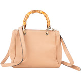Gucci Leather Mini Bamboo Handbag