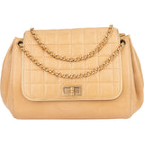 Chanel Quilted Lambskin 2.55 Single Flap Crossbody Bag
