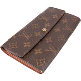 Louis Vuitton Canvas Monogram Sarah Wallet