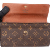 Louis Vuitton Canvas Monogram Sarah Wallet