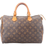 Louis Vuitton Canvas Monogram Speedy 30 Handbag