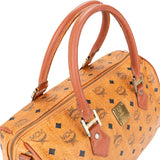 MCM Visetos Monogram Boston Handbag