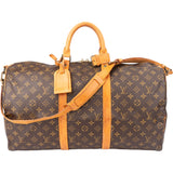 Louis Vuitton Canvas Monogram Keepall 50 Bandouliere