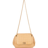 Chanel Quilted Lambskin 2.55 Single Flap Crossbody Bag