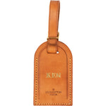Louis Vuitton Leather Luggage Tags - vintageandkickz