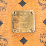 MCM Visetos Monogram Boston Handbag