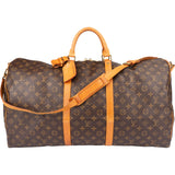 Louis Vuitton Canvas Monogram Keepall 60 Bandouliere