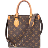 Louis Vuitton Canvas Monogram Sac Plat BB Handbag