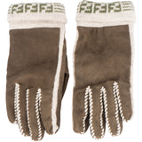 Fendi FF Wool Monogram Gloves