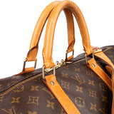 Louis Vuitton Canvas Monogram Keepall 55 Bandouliere