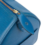 Louis Vuitton Bleu Epi Leather Speedy 35 Handbag