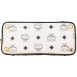 MCM White Visetos Monogram Handbag