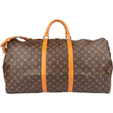Louis Vuitton Canvas Monogram Keepall 60 Bandouliere