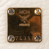 MCM White Visetos Monogram Handbag