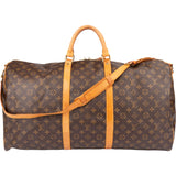 Louis Vuitton Canvas Monogram Keepall 60 Bandouliere