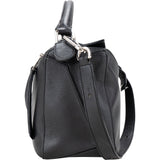 Loewe Black Leather Puzzle Handbag