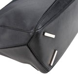 Loewe Black Leather Puzzle Handbag