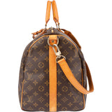 Louis Vuitton Canvas Monogram Keepall 50 Bandouliere