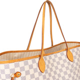 Louis Vuitton Damier Azur Monogram Neverfull GM Shopper Handbag