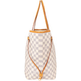Louis Vuitton Damier Azur Monogram Neverfull GM Shopper Handbag